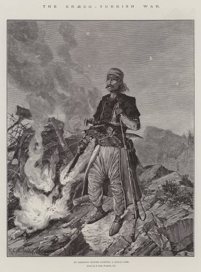 La Guerra Greco-Turca de Richard Caton Woodville junior